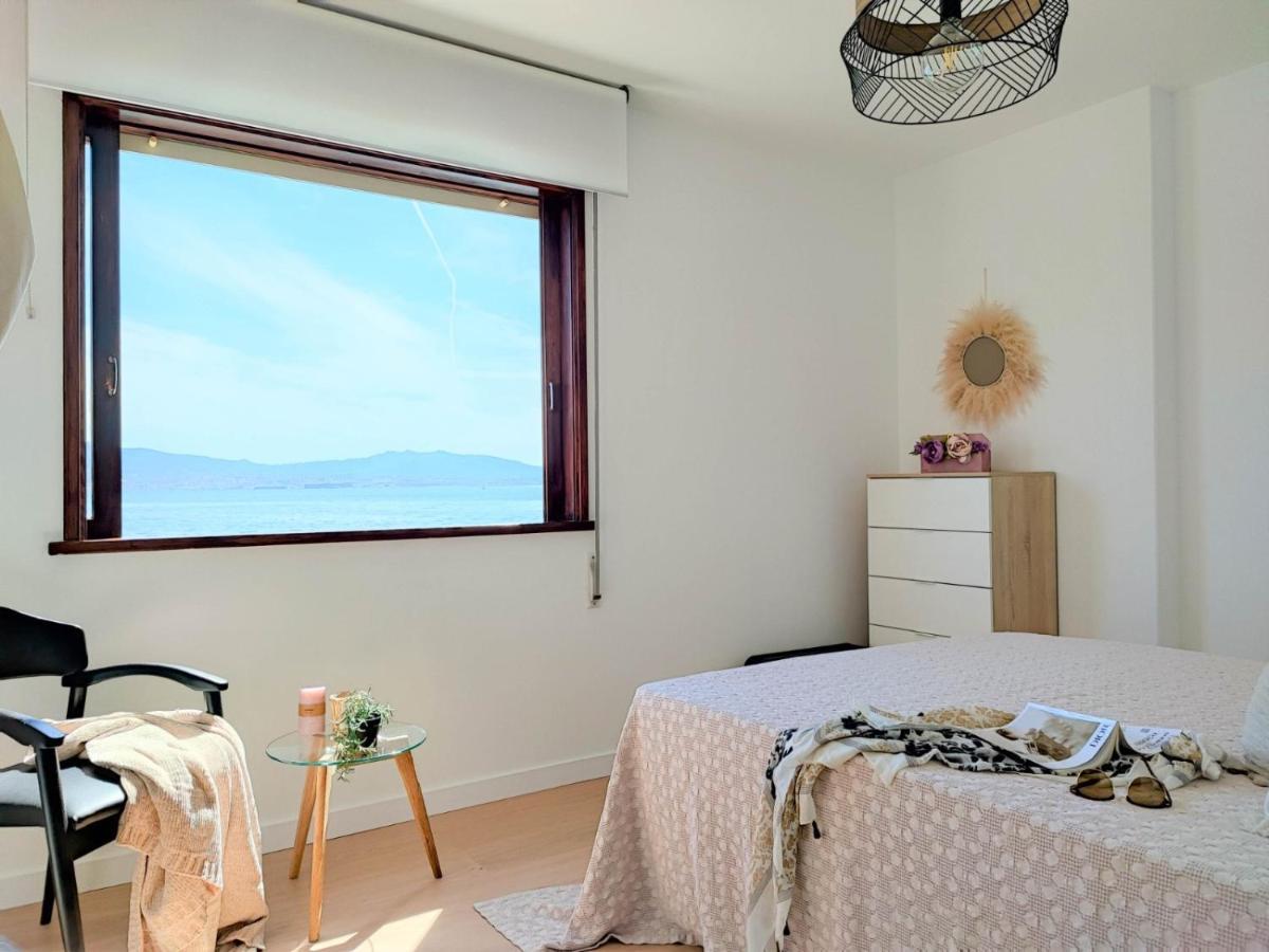 Apartamento Mirador Do Mar, Encima De La Playa Moaña Exterior foto