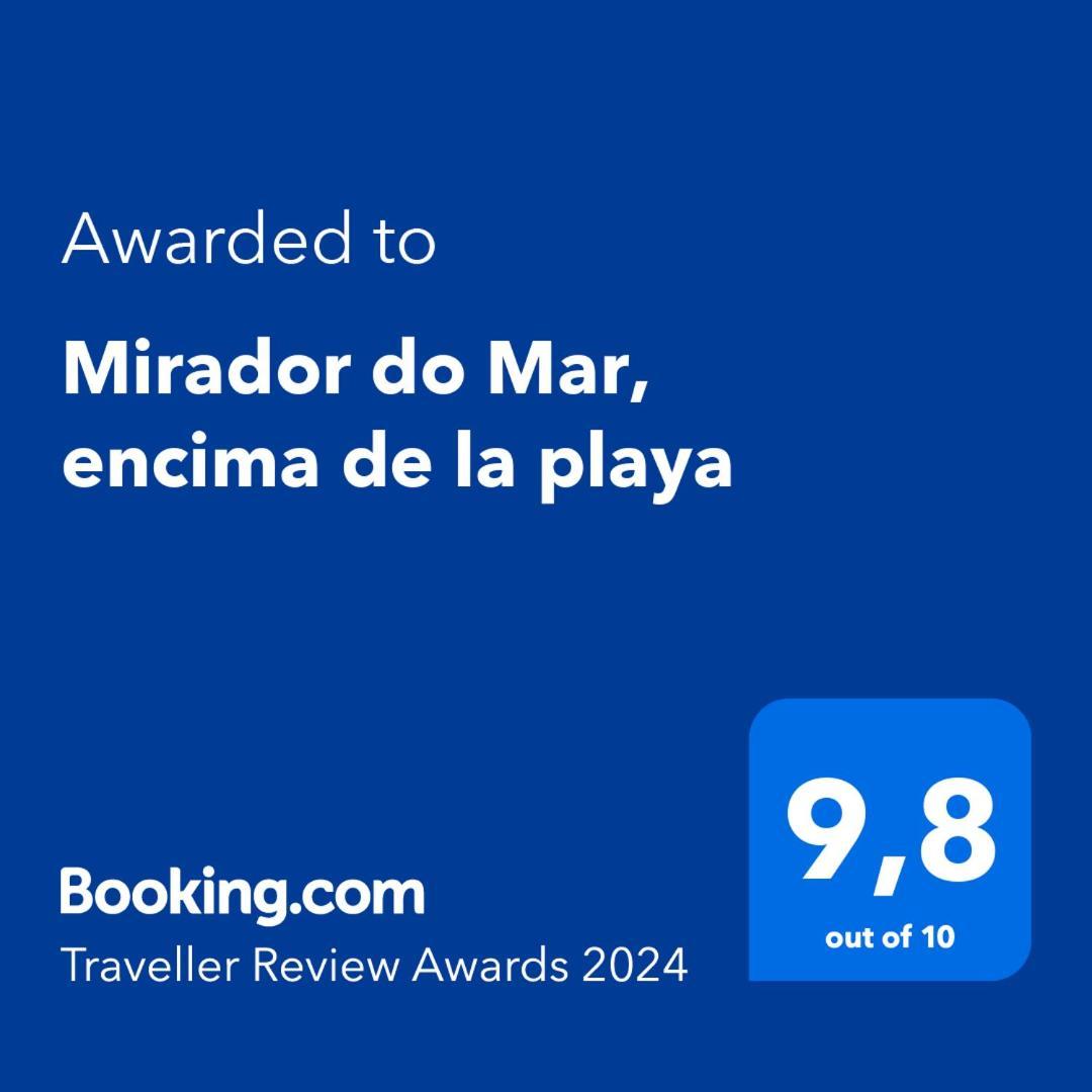 Apartamento Mirador Do Mar, Encima De La Playa Moaña Exterior foto